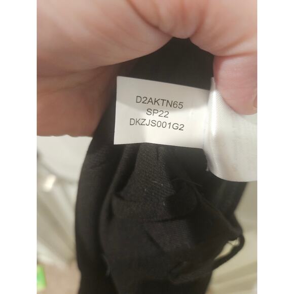 Donna Karan New York Black Cargo Jogger Pants Size 8 Spring 2022 Stretch DKNYP - Picture 9 of 9